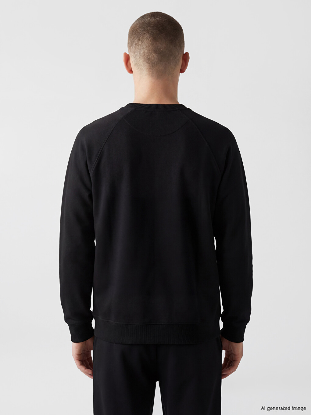 Crew Neck Men's Sweatshirt-3