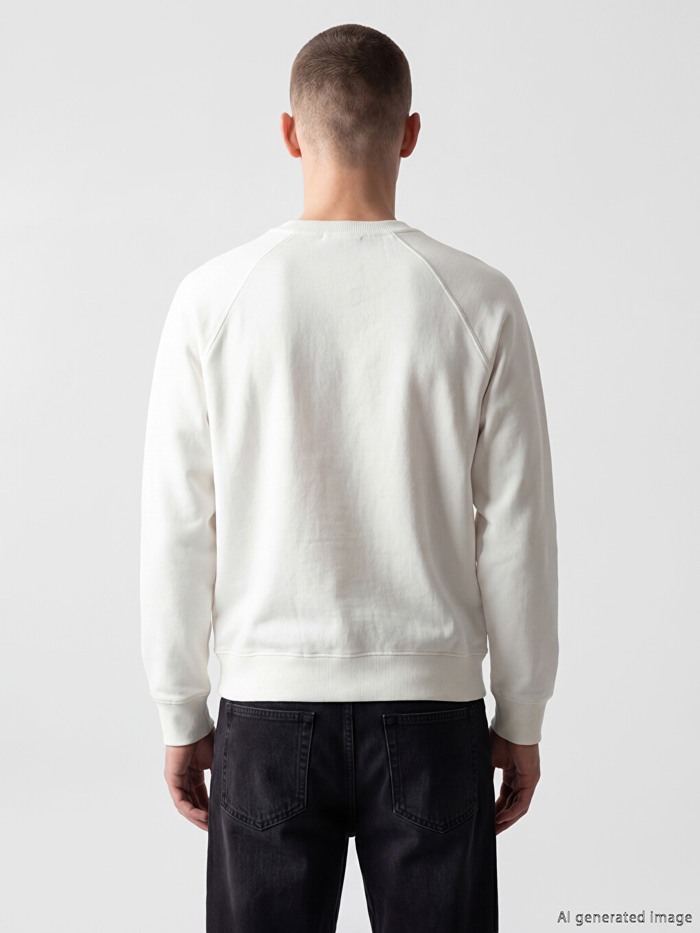 Crew Neck Men's Sweatshirt-3