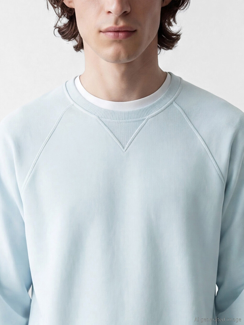 Crew Neck Men's Sweatshirt-2