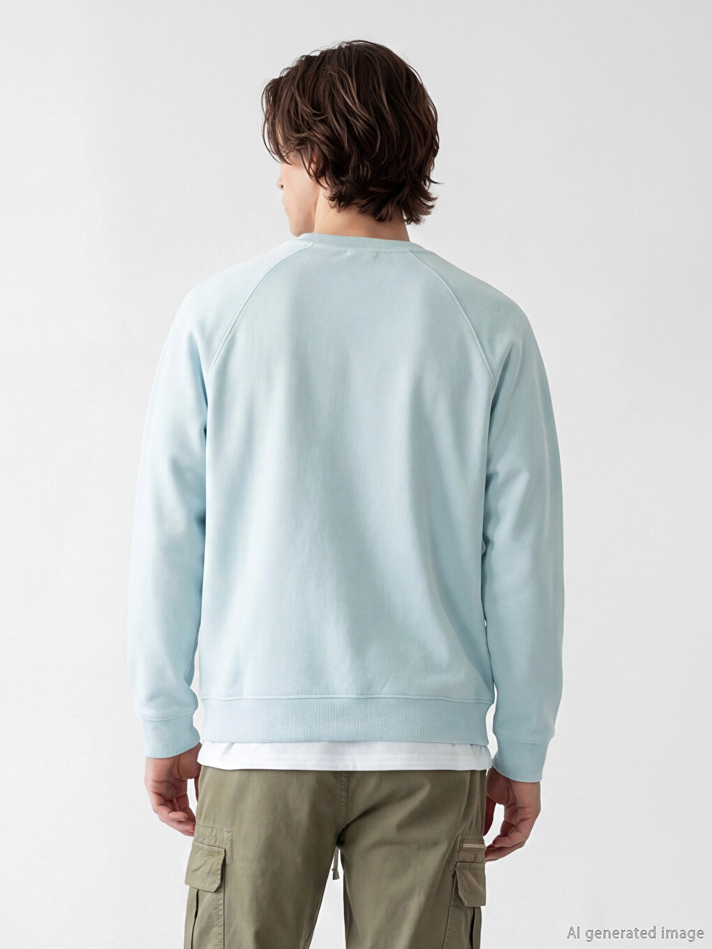 Crew Neck Men's Sweatshirt-3