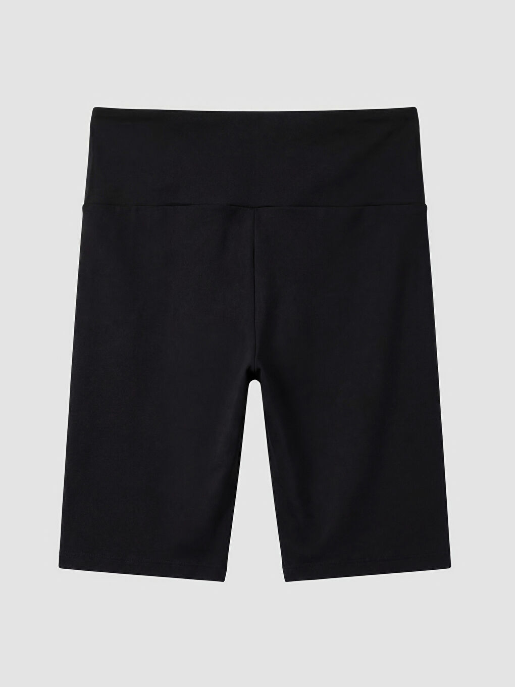 Siyah Beli Lastikli Kadın Spor Şort Tayt-1