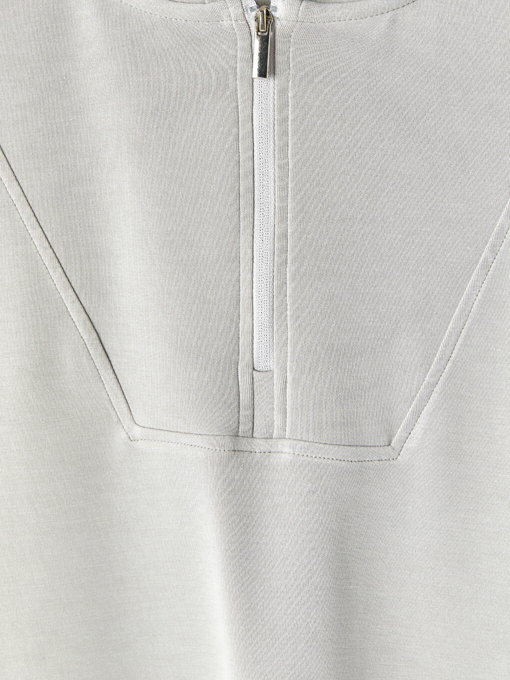 Gri Soft Touch Oversize Kadın Hoodie-2