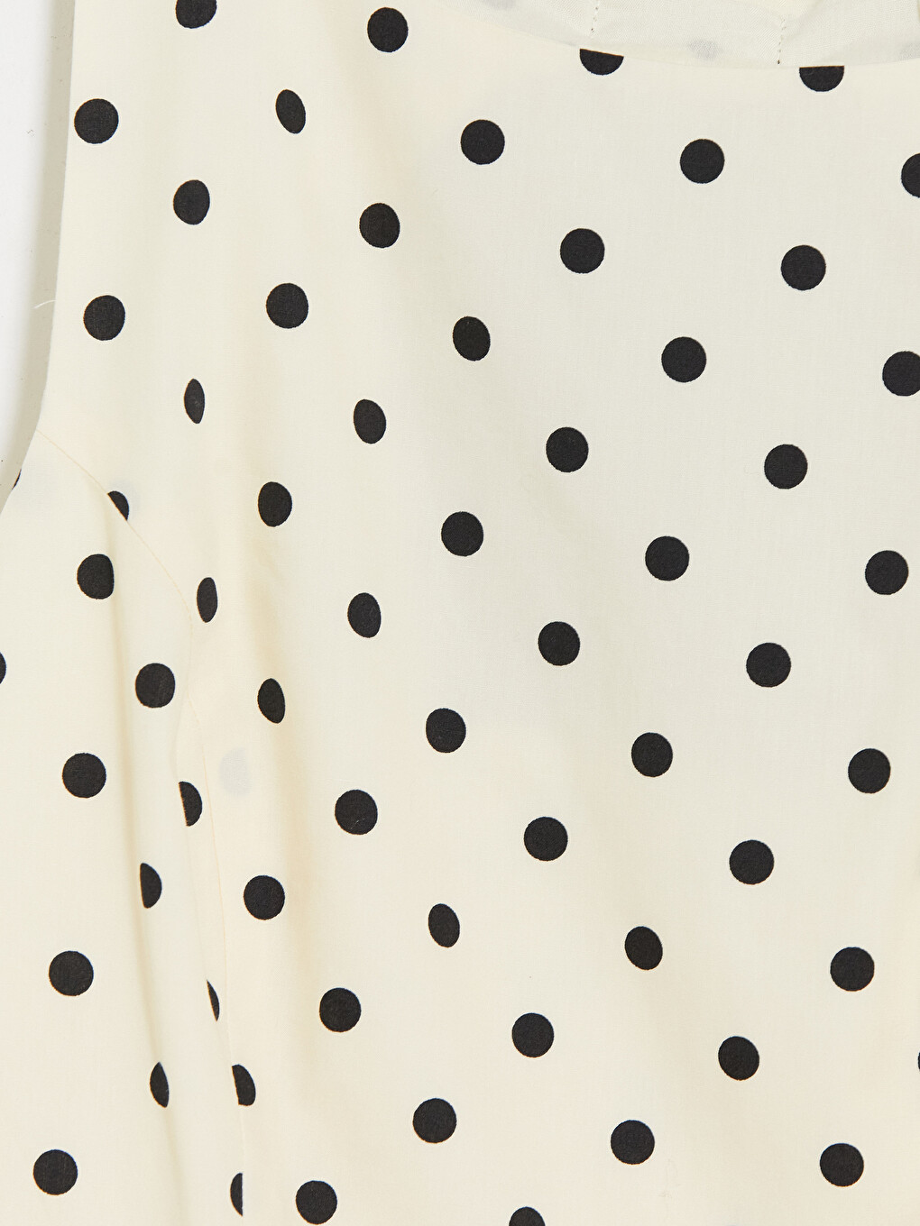 Polka Dot Bow Poplin Mini Dress-5