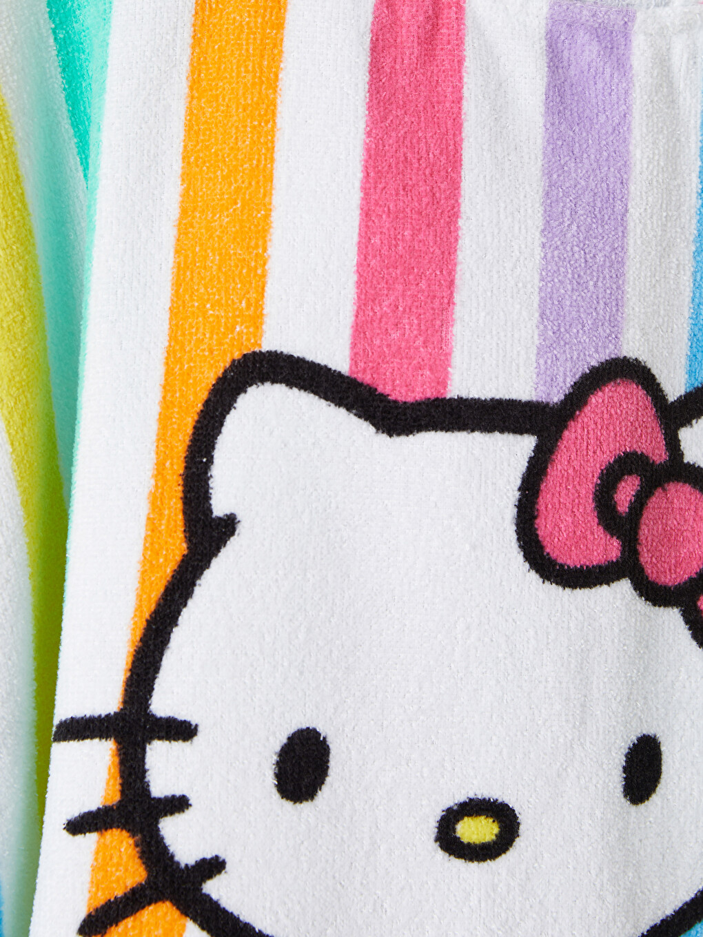 Hello Kitty Printed Girls' Poncho Towel-2