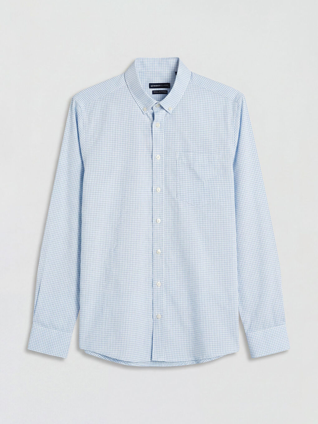 Mavi Regular Fit Kareli Desenli Erkek Gömlek-4