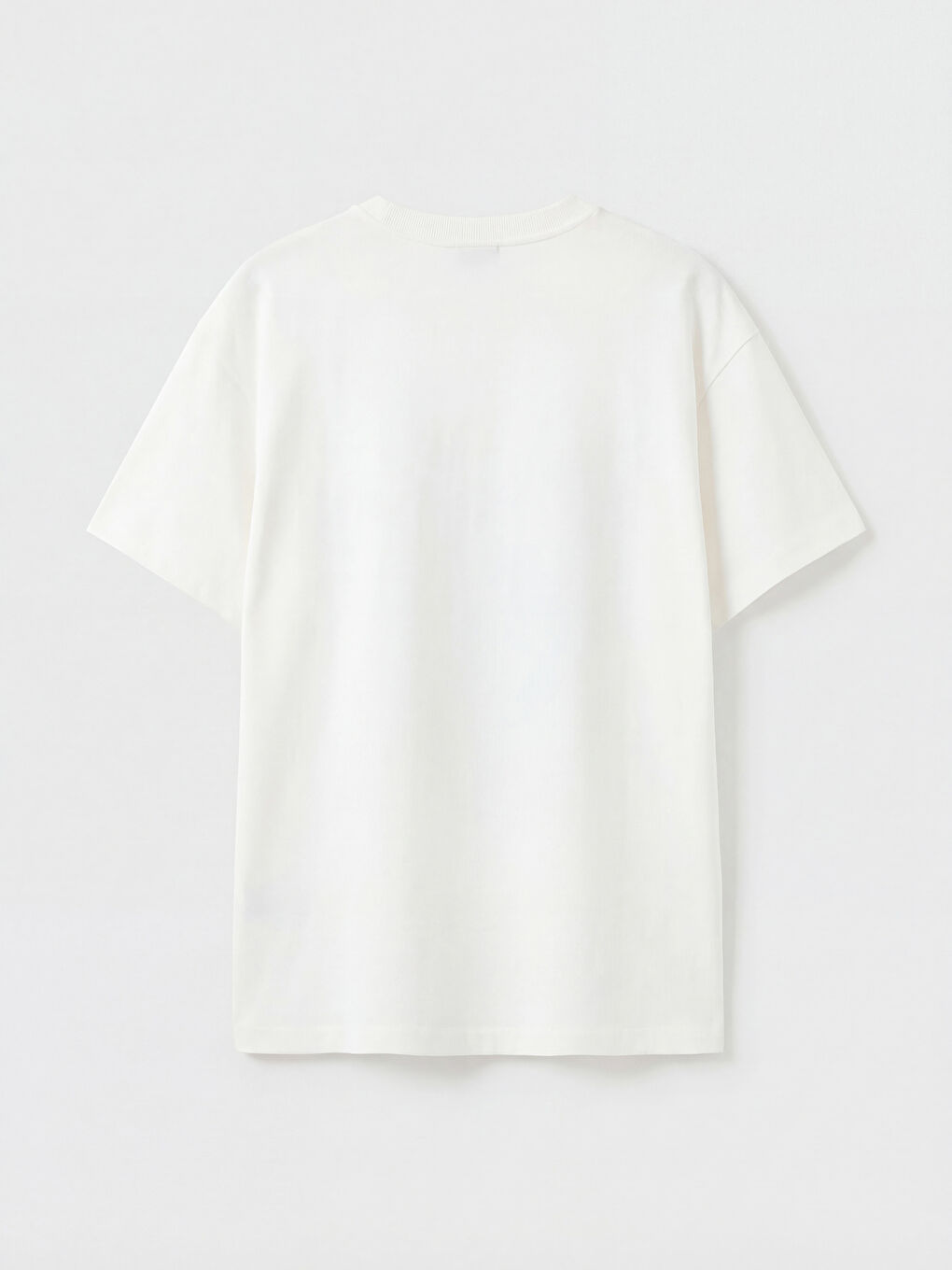 Ekru Bisiklet Yaka Baskılı Erkek Çocuk Tişört-1