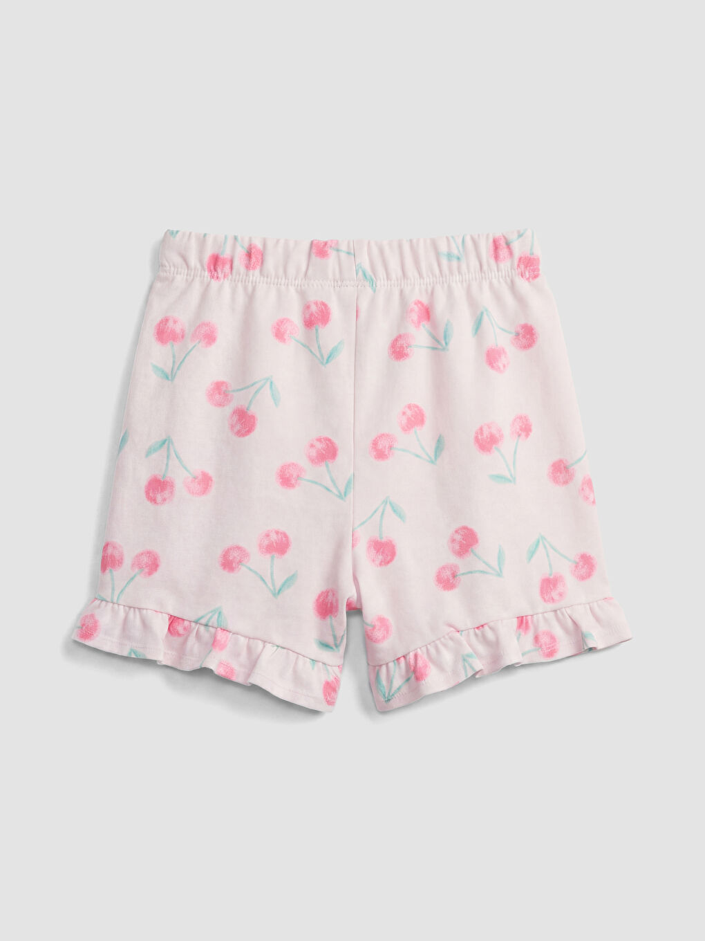 Pembe Minnie Mouse Baskılı Kız Çocuk Şort-2