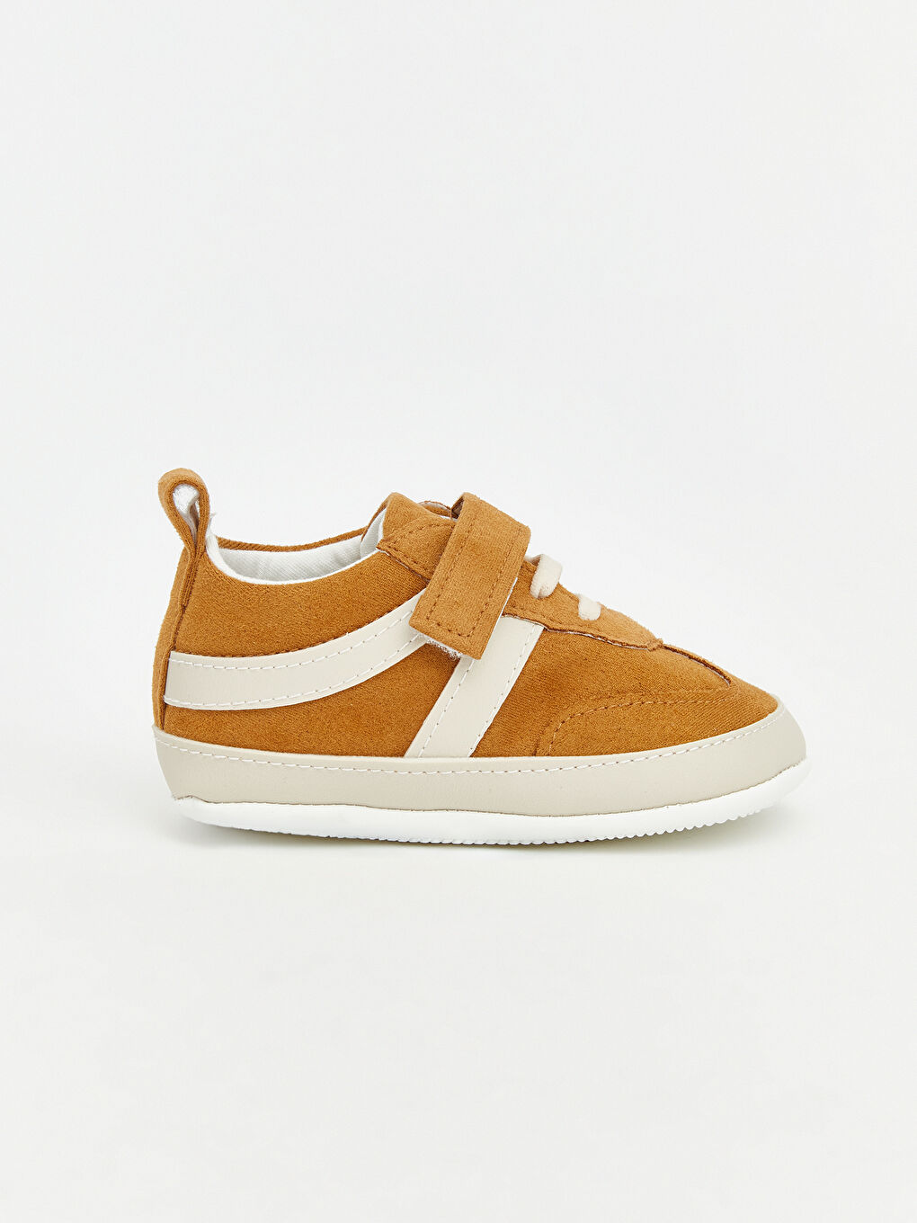 Sarı Bağcık ve Cırt Cırtlı Erkek Bebek Yürüme Öncesi Ayakkabı-1