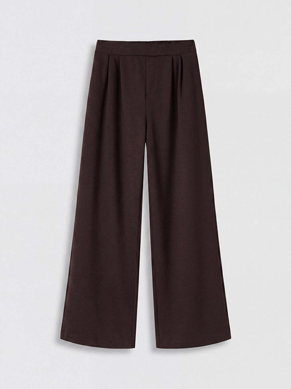 Kahverengi Kız Çocuk Geniş Paça Soft Touch Pantolon