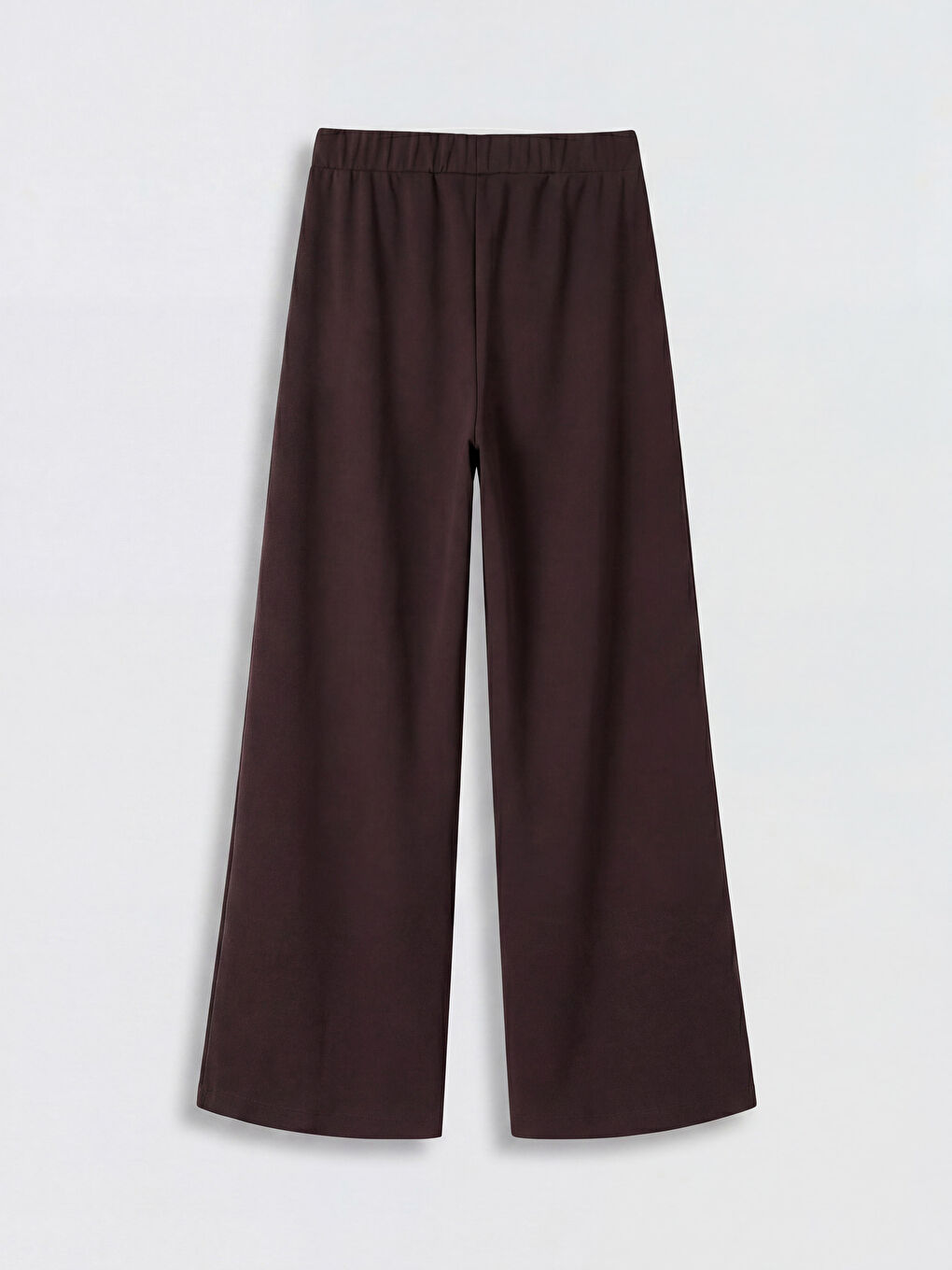 Kahverengi Kız Çocuk Geniş Paça Soft Touch Pantolon-1