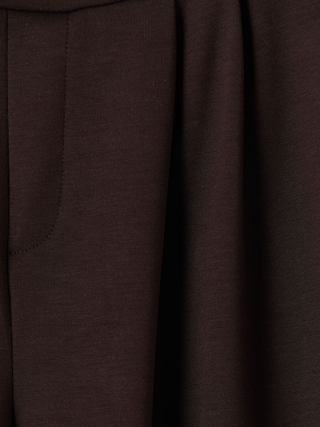 Kahverengi Kız Çocuk Geniş Paça Soft Touch Pantolon-2