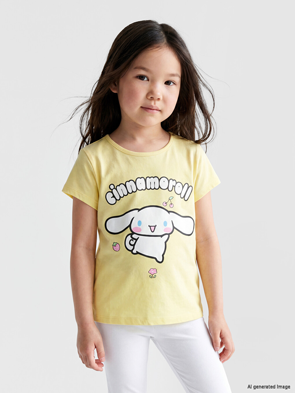 Cinnamoroll Printed Girls' T-shirt