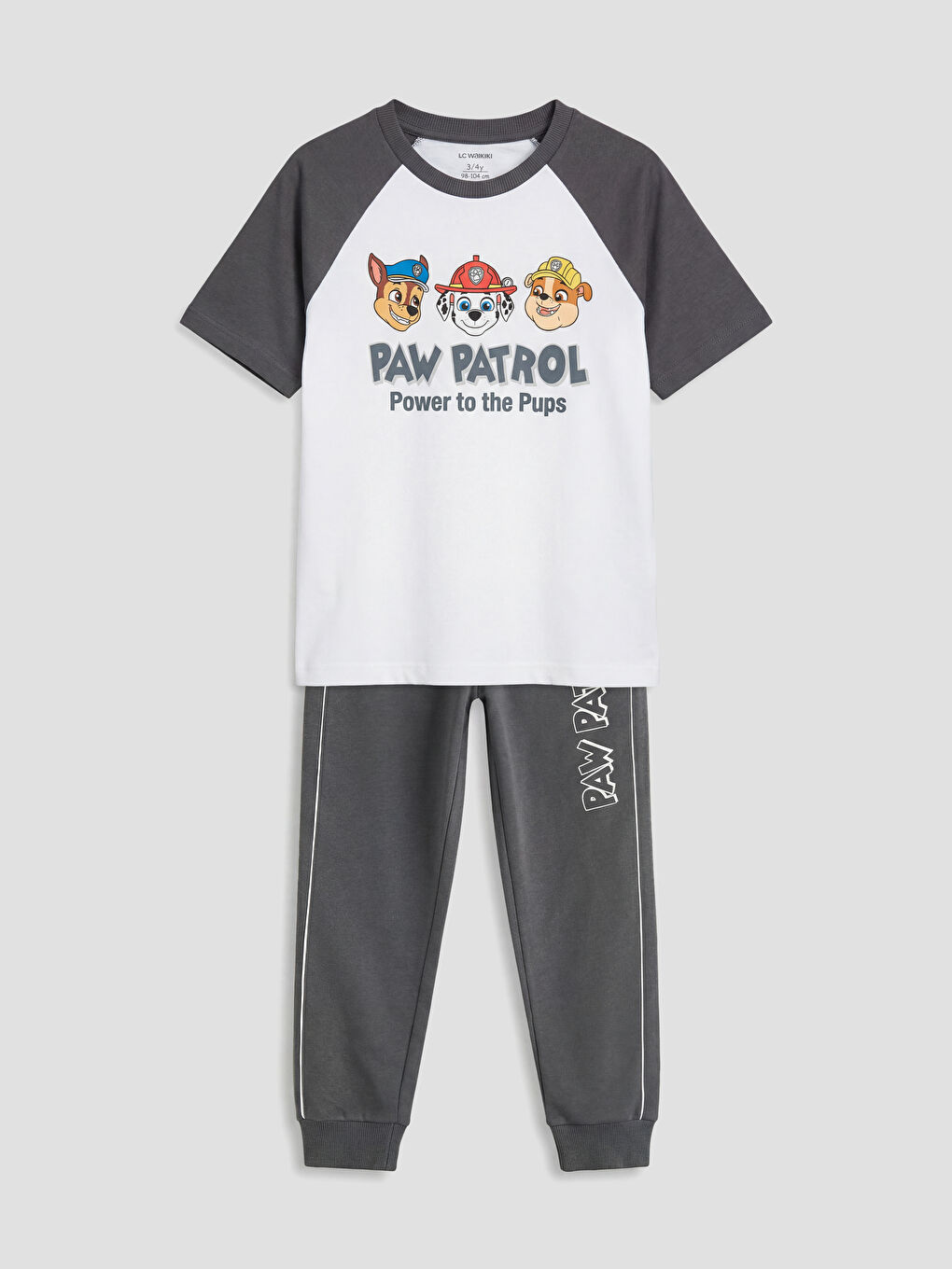 Beyaz Paw Patrol Baskılı Erkek Çocuk Eşofman Takım