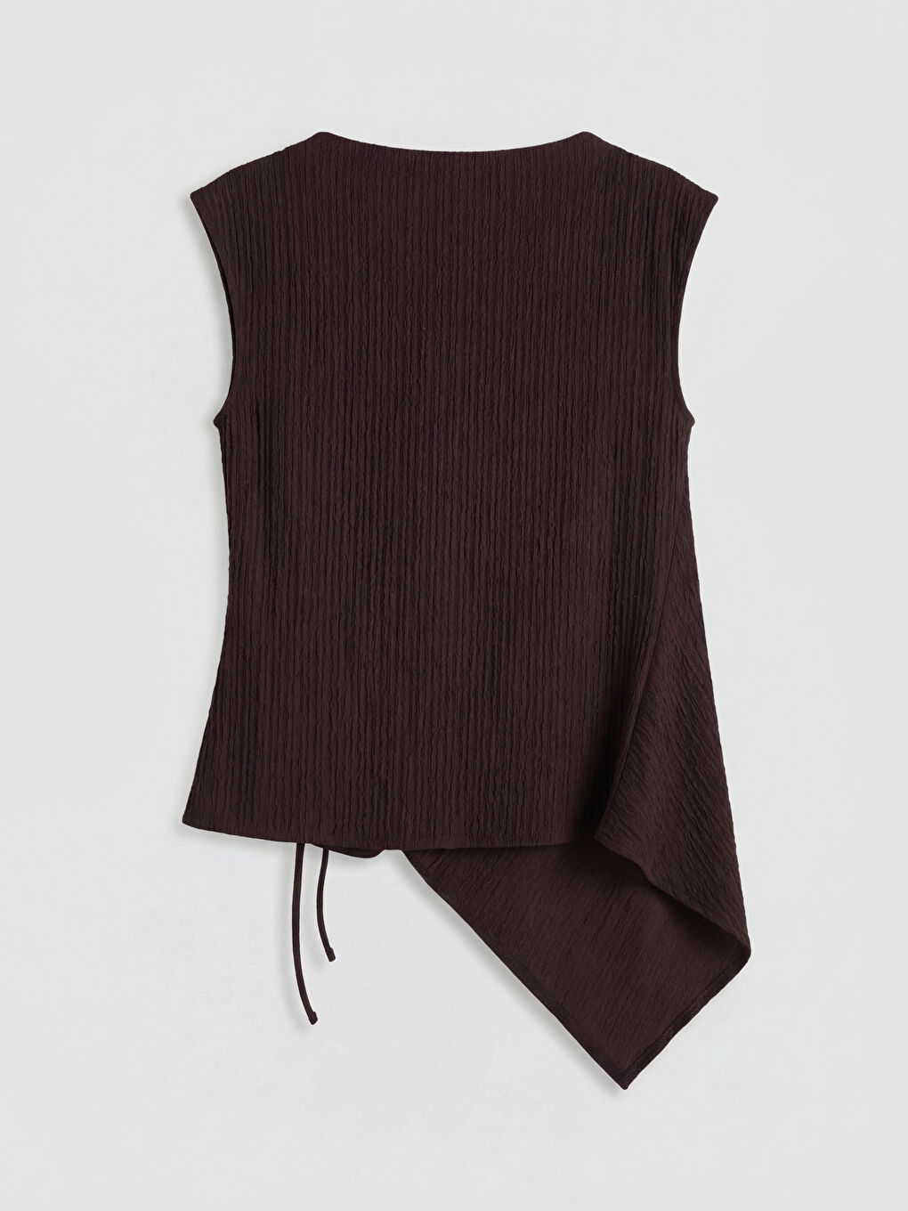 Mürdüm Kayık Yaka Dokulu Bluz-1