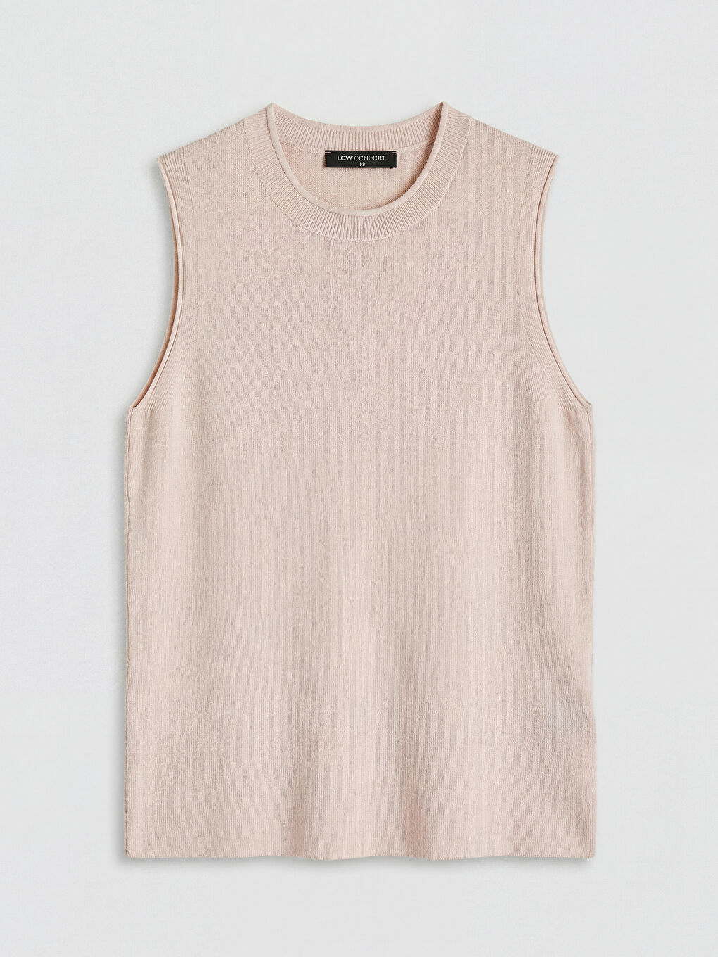 Pembe Bisiklet Yaka Kadın Triko Süveter