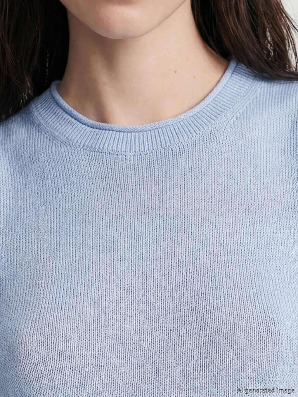 Crew Neck Women's Knitwear Sweater Vest-2