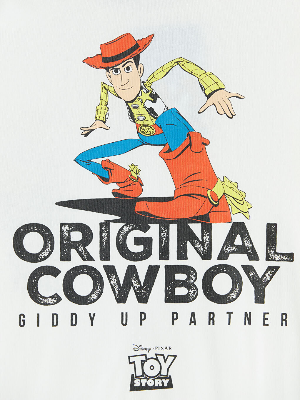 Ekru Bisiklet Yaka Toy Story Baskılı Erkek Çocuk Tişört-3
