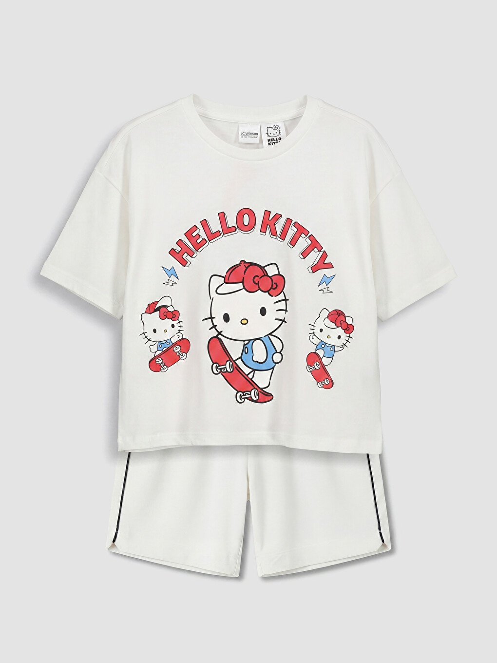 Hello Kitty Printed Girls' Shorts Set