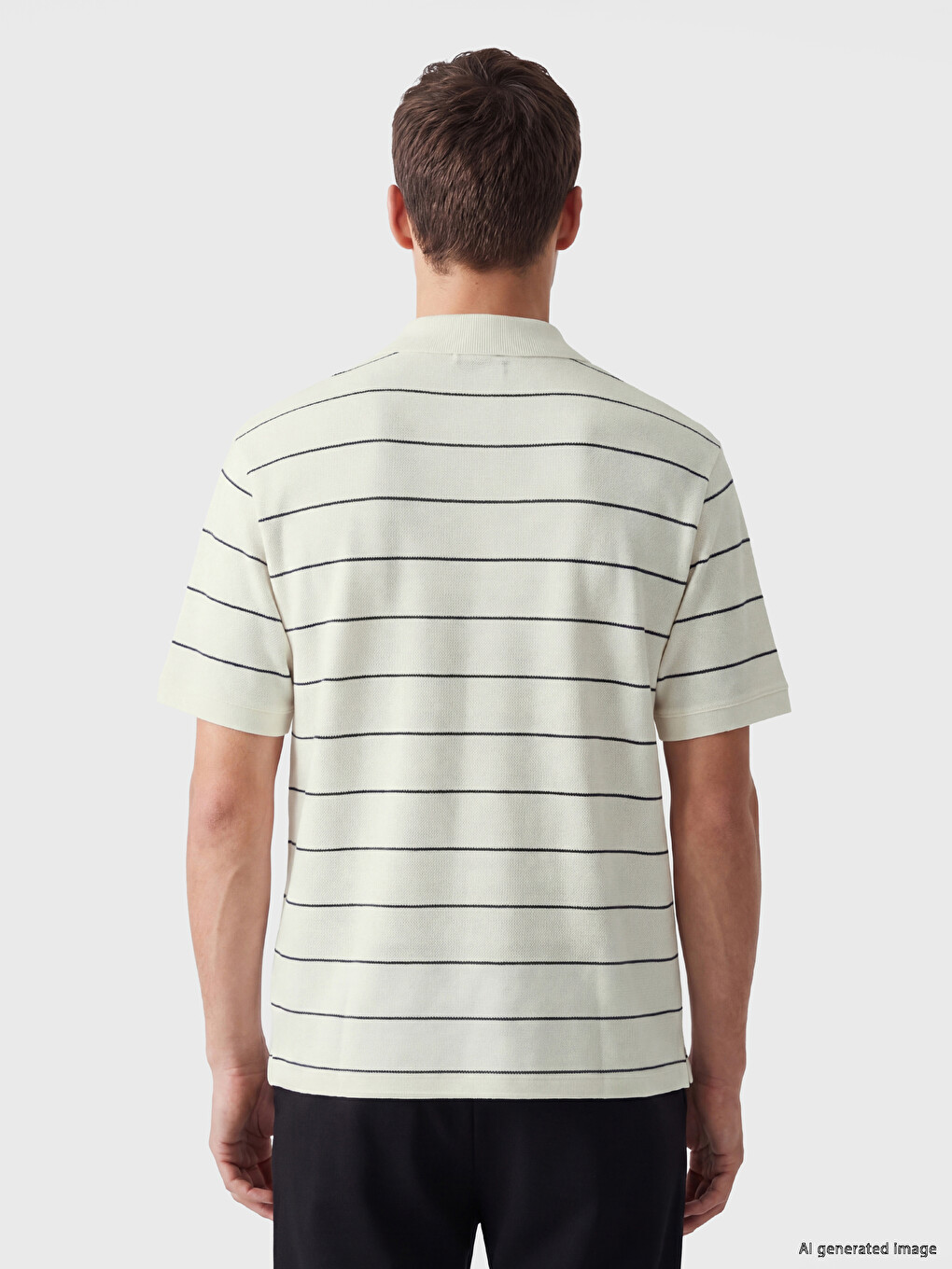 Man Ecru T-Shirt-3