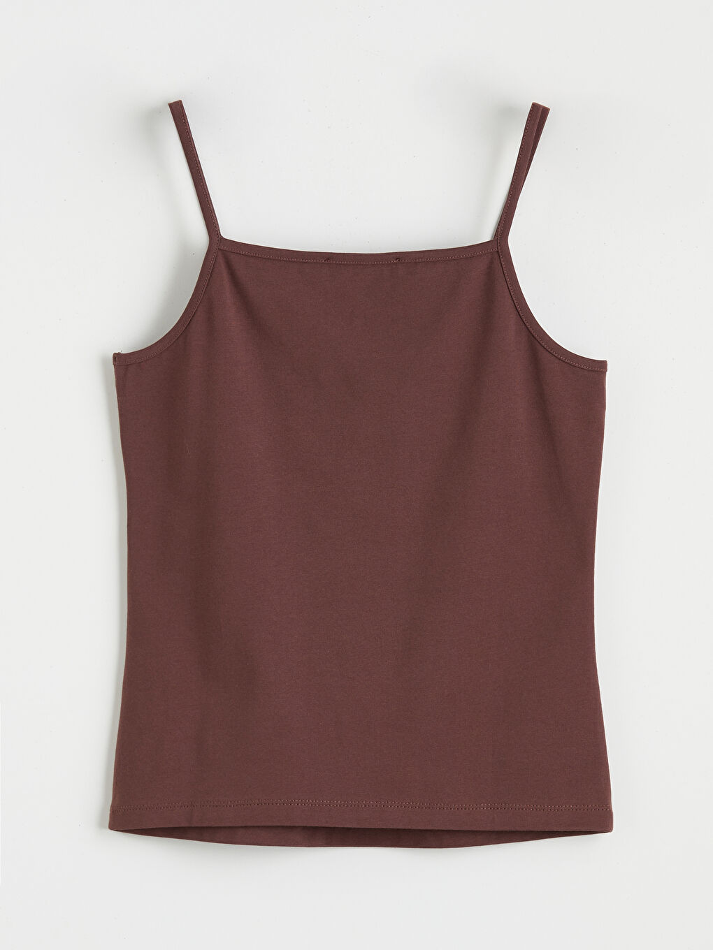 Bej V Yaka İp Askılı Kadın Atlet 4'lü -6