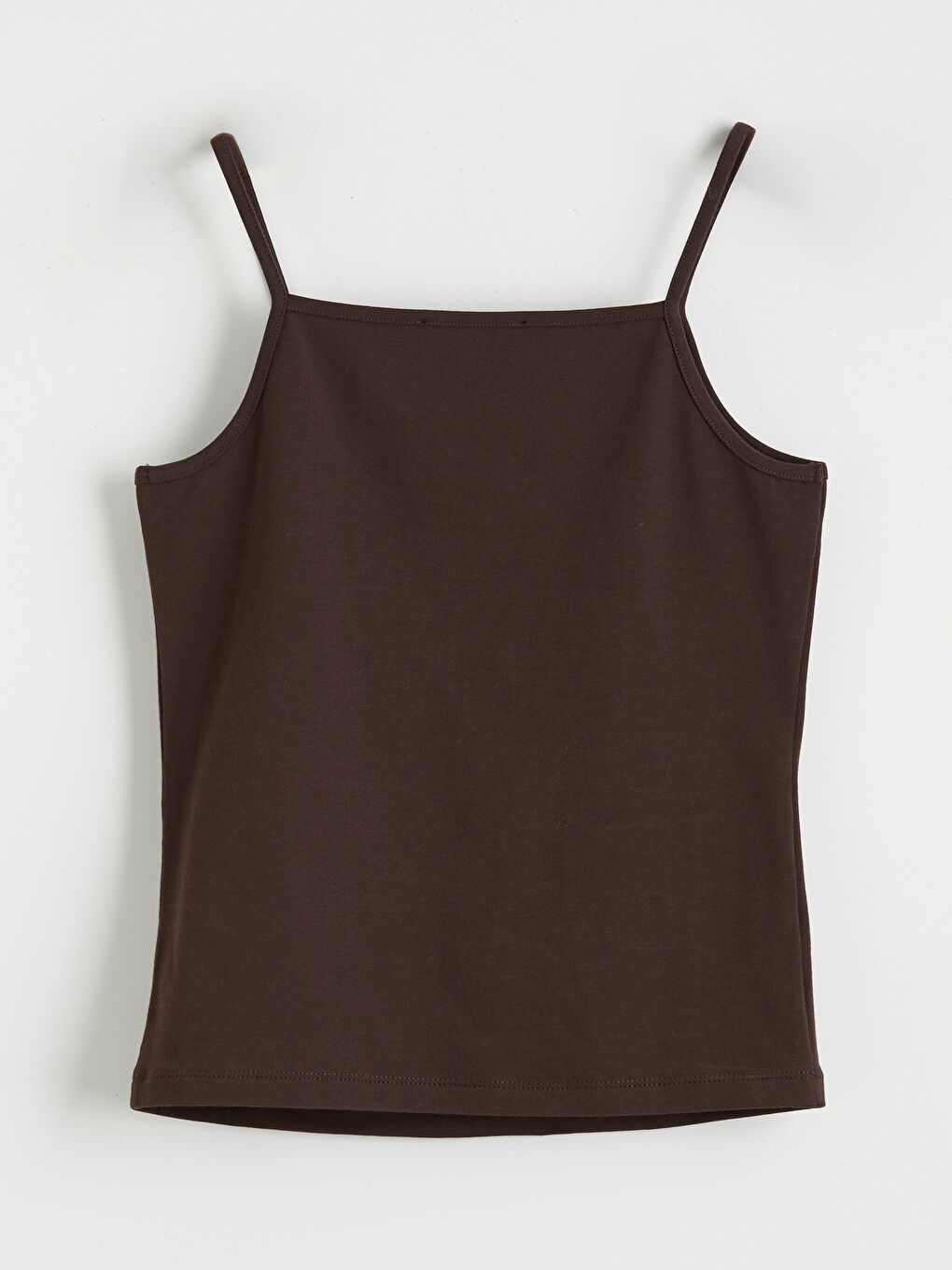 Bej V Yaka İp Askılı Kadın Atlet 4'lü -12