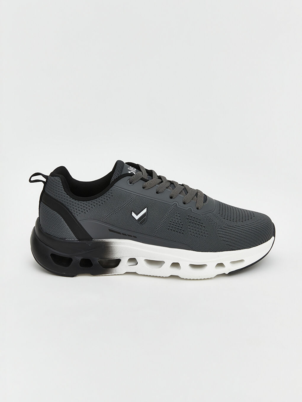 Gri Fileli Erkek Spor Ayakkabı-1