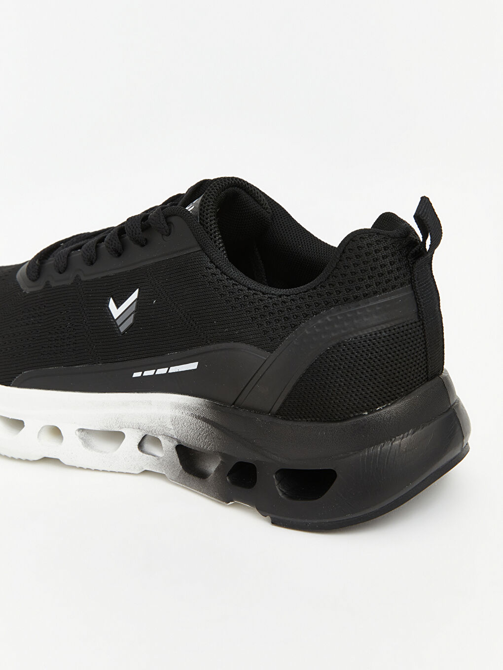 Siyah Fileli Erkek Spor Ayakkabı-4