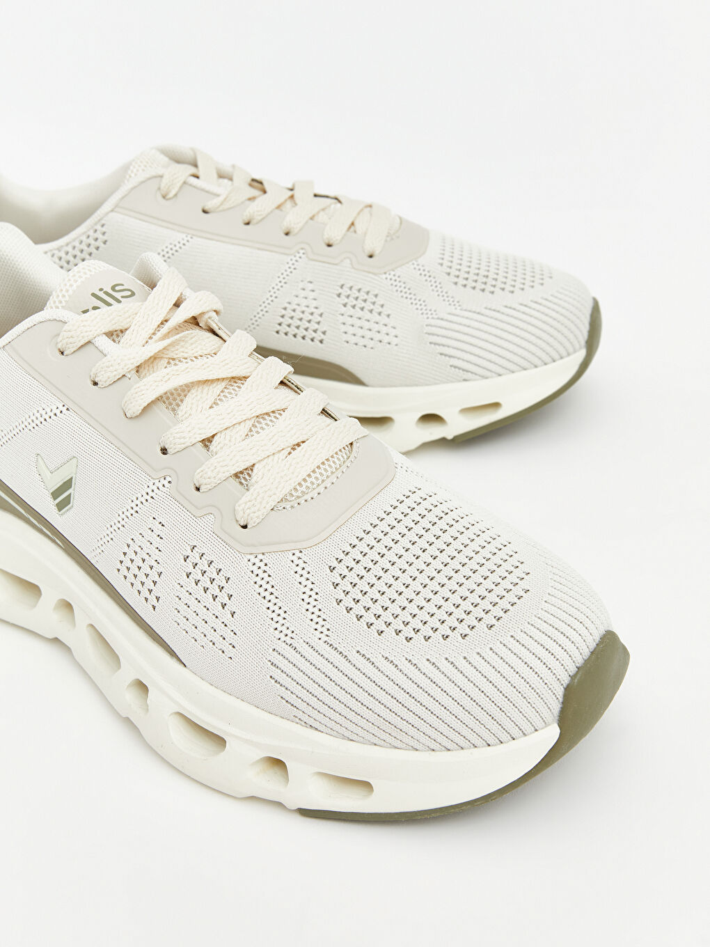 Bej Fileli Erkek Spor Ayakkabı-2