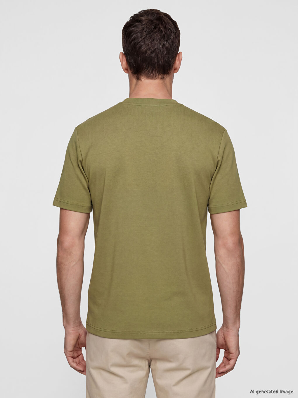 Crew Neck Printed Men's T-Shirt-3