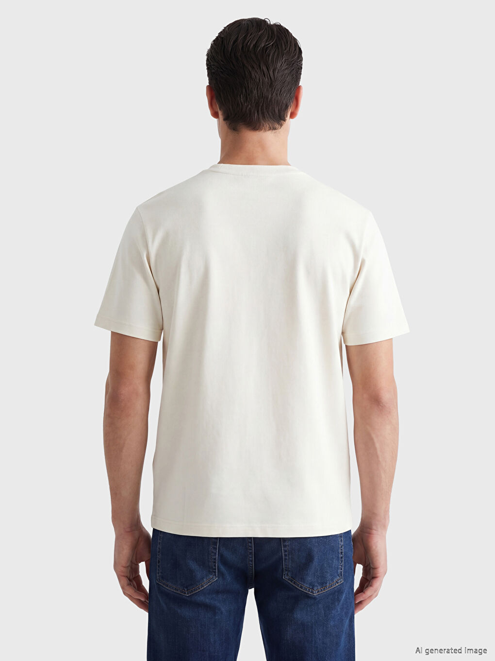 Crew Neck Printed Men's T-Shirt-3