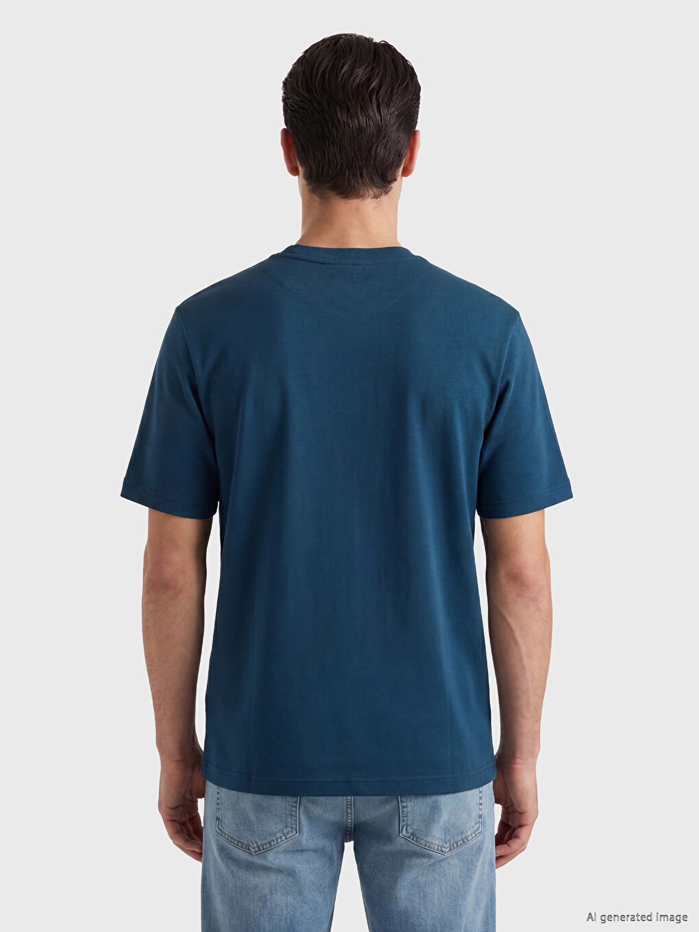 Crew Neck Printed Men's T-Shirt-3