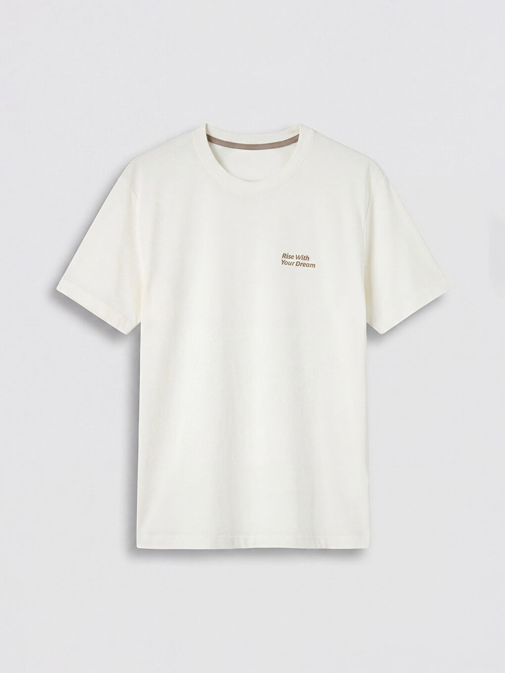 Crew Neck Printed Men's T-Shirt-4