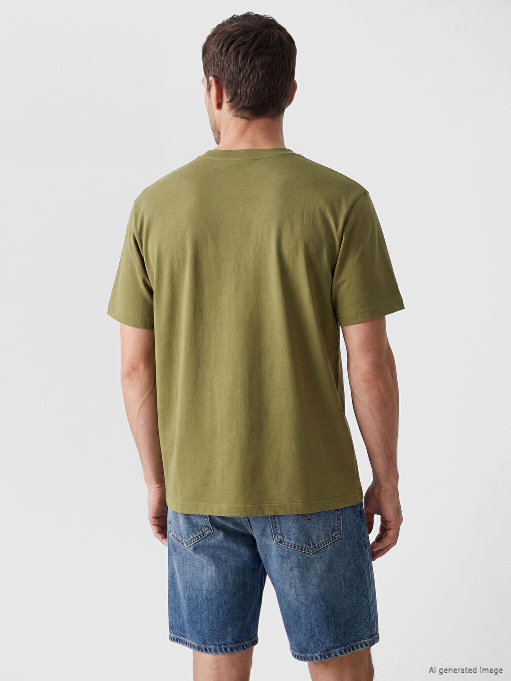Crew Neck Printed Men's T-Shirt-2