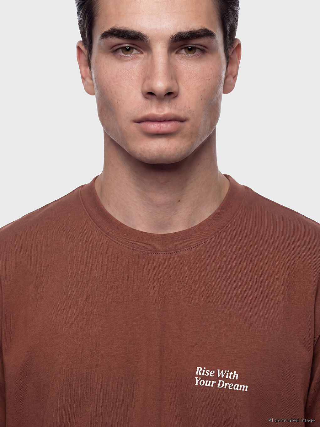 Crew Neck Printed Men's T-Shirt-2
