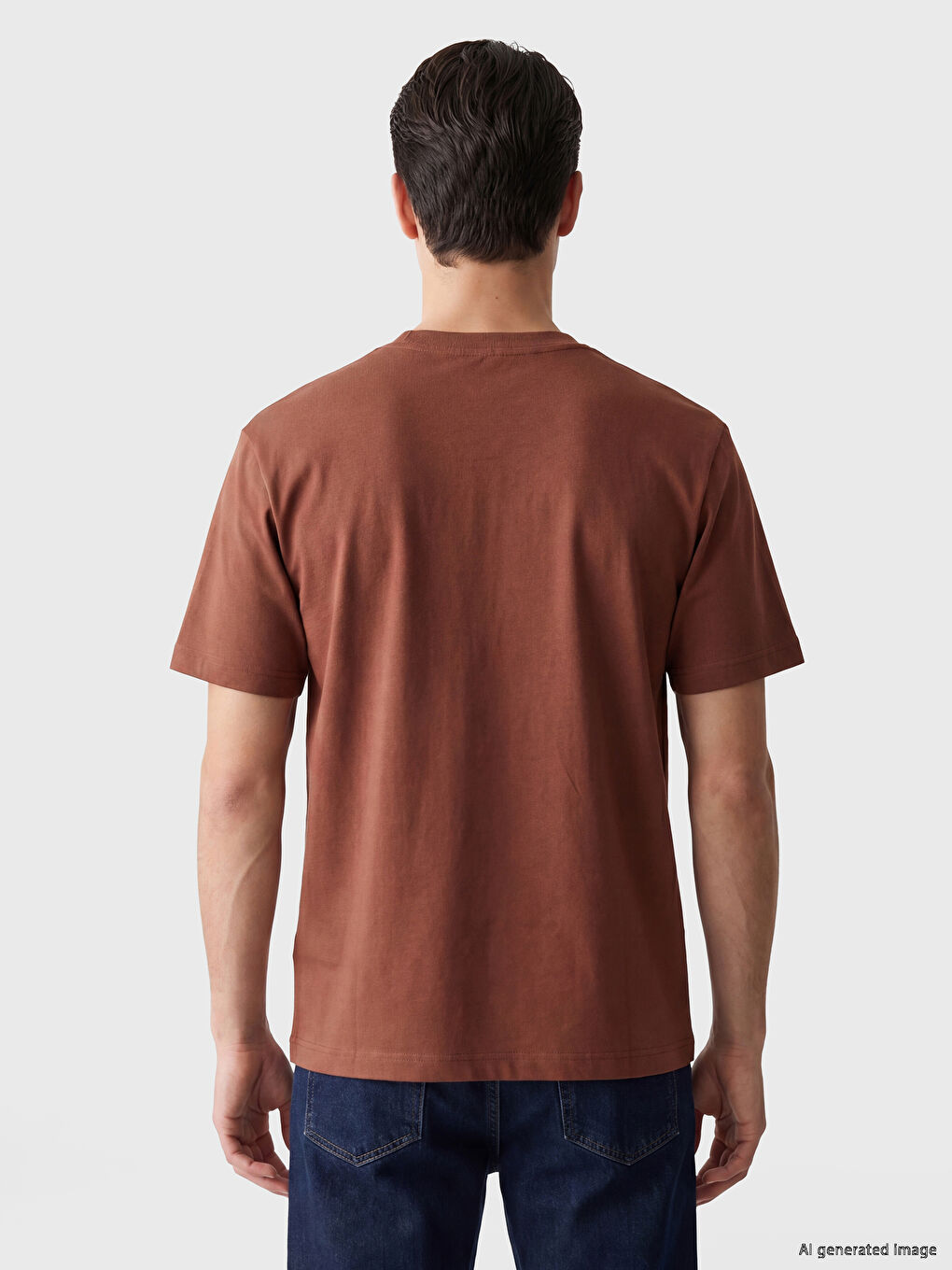 Crew Neck Printed Men's T-Shirt-3