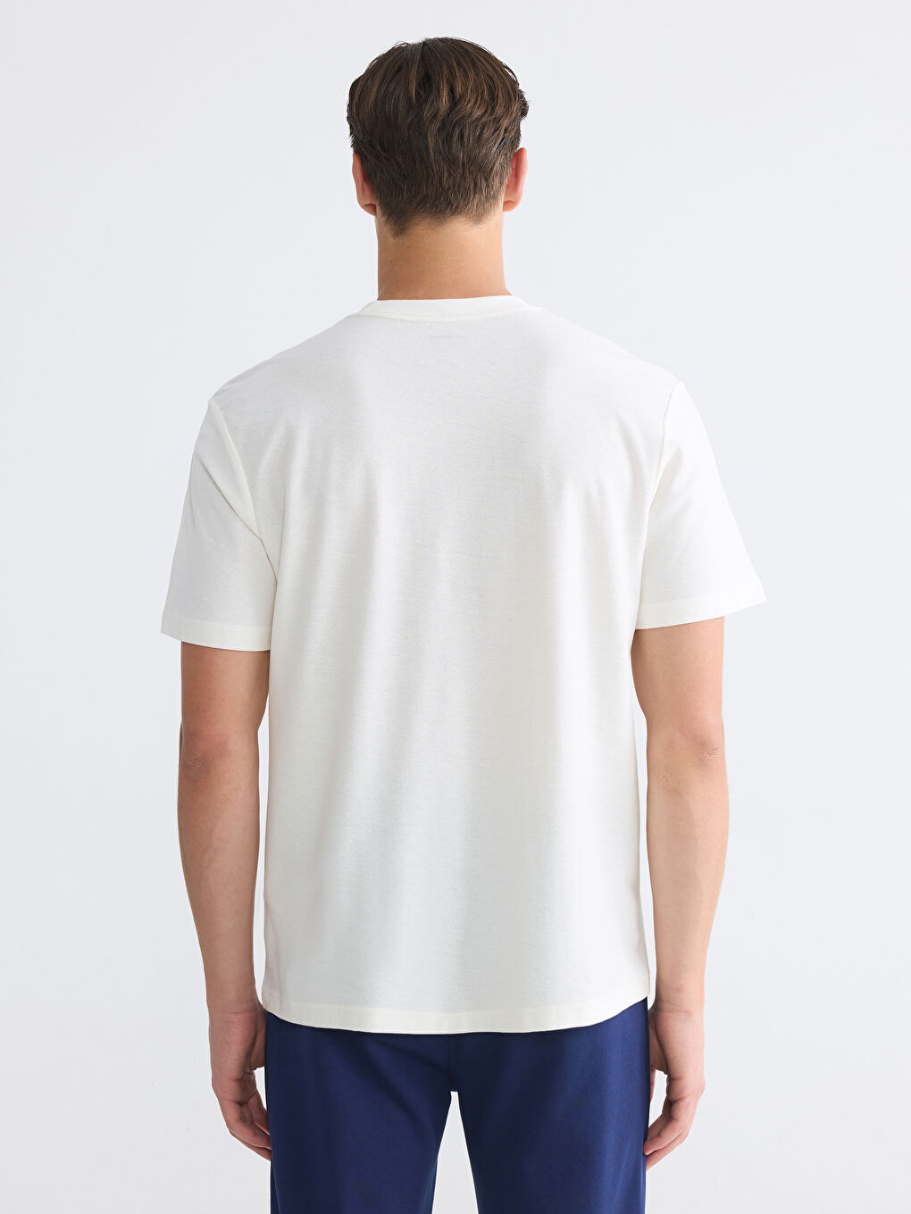 Crew Neck Printed Men's T-Shirt-3