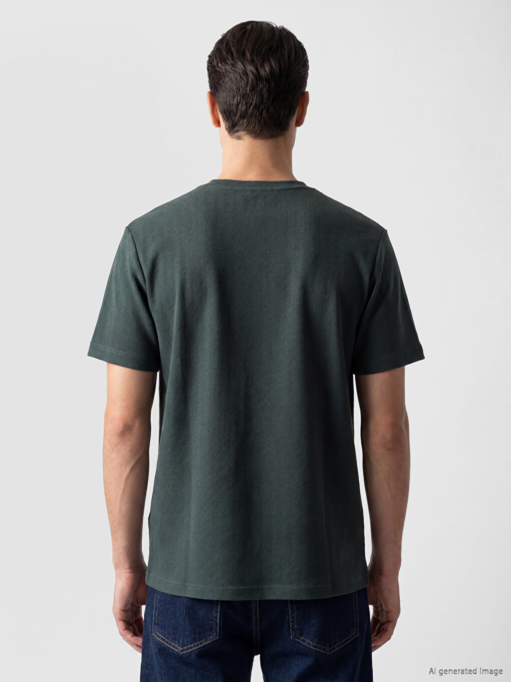 Crew Neck Printed Men's T-shirt-3