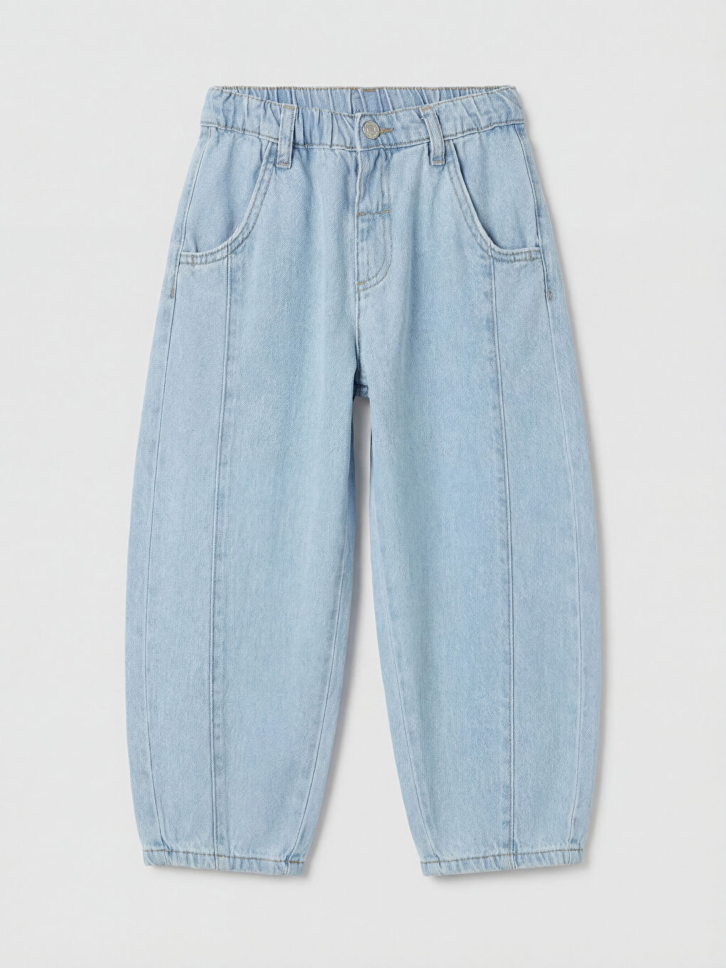 İndigo Barrel Fit Erkek Çocuk Jean Pantolon