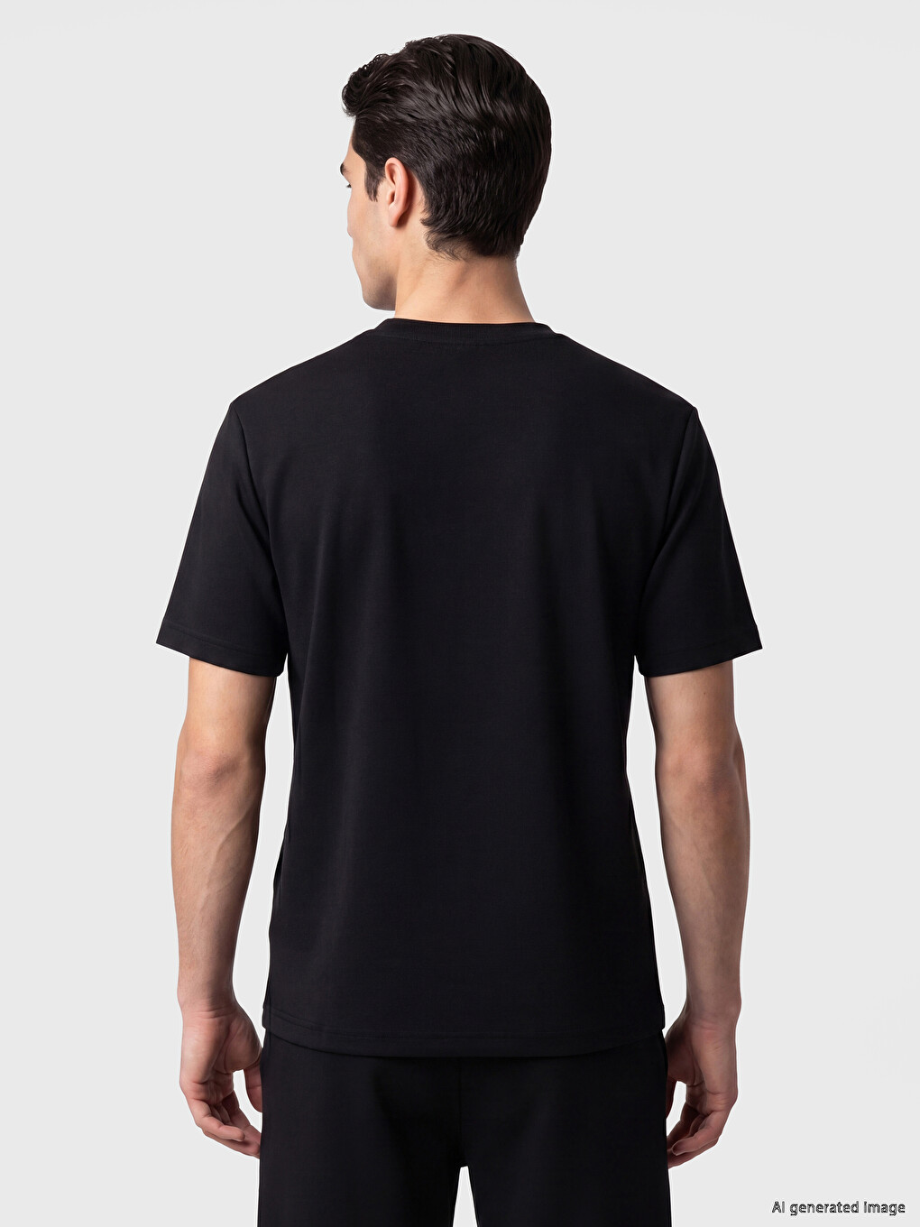 Crew Neck Printed Men's Jersey T-Shirt-3