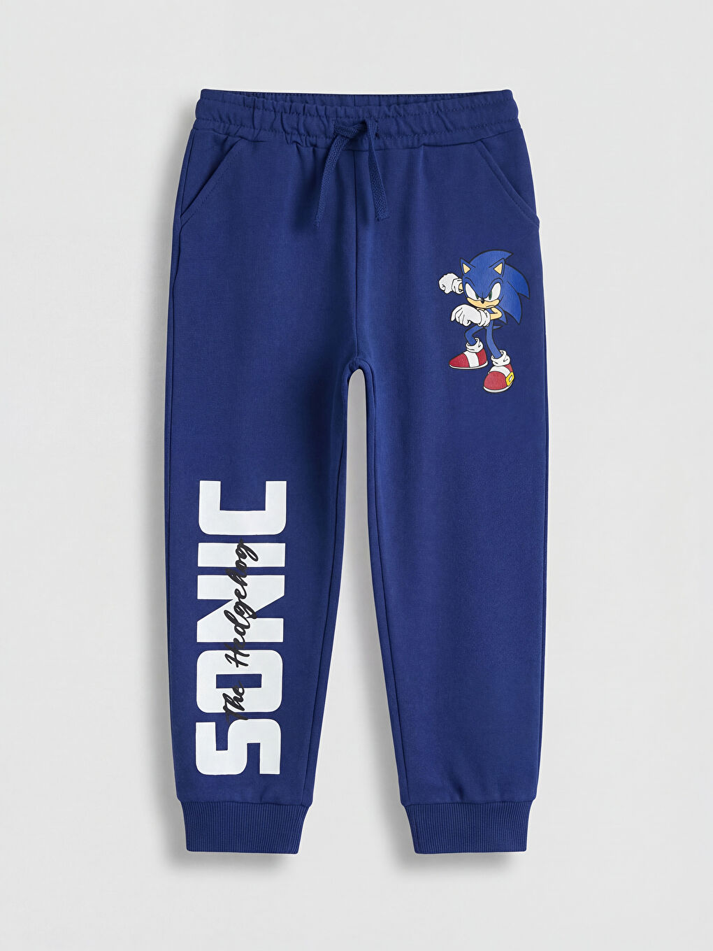 Kırmızı Sonic Baskılı Erkek Çocuk Tişört ve Pantolon-2