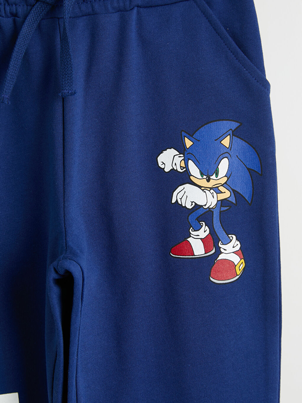 Kırmızı Sonic Baskılı Erkek Çocuk Tişört ve Pantolon-5