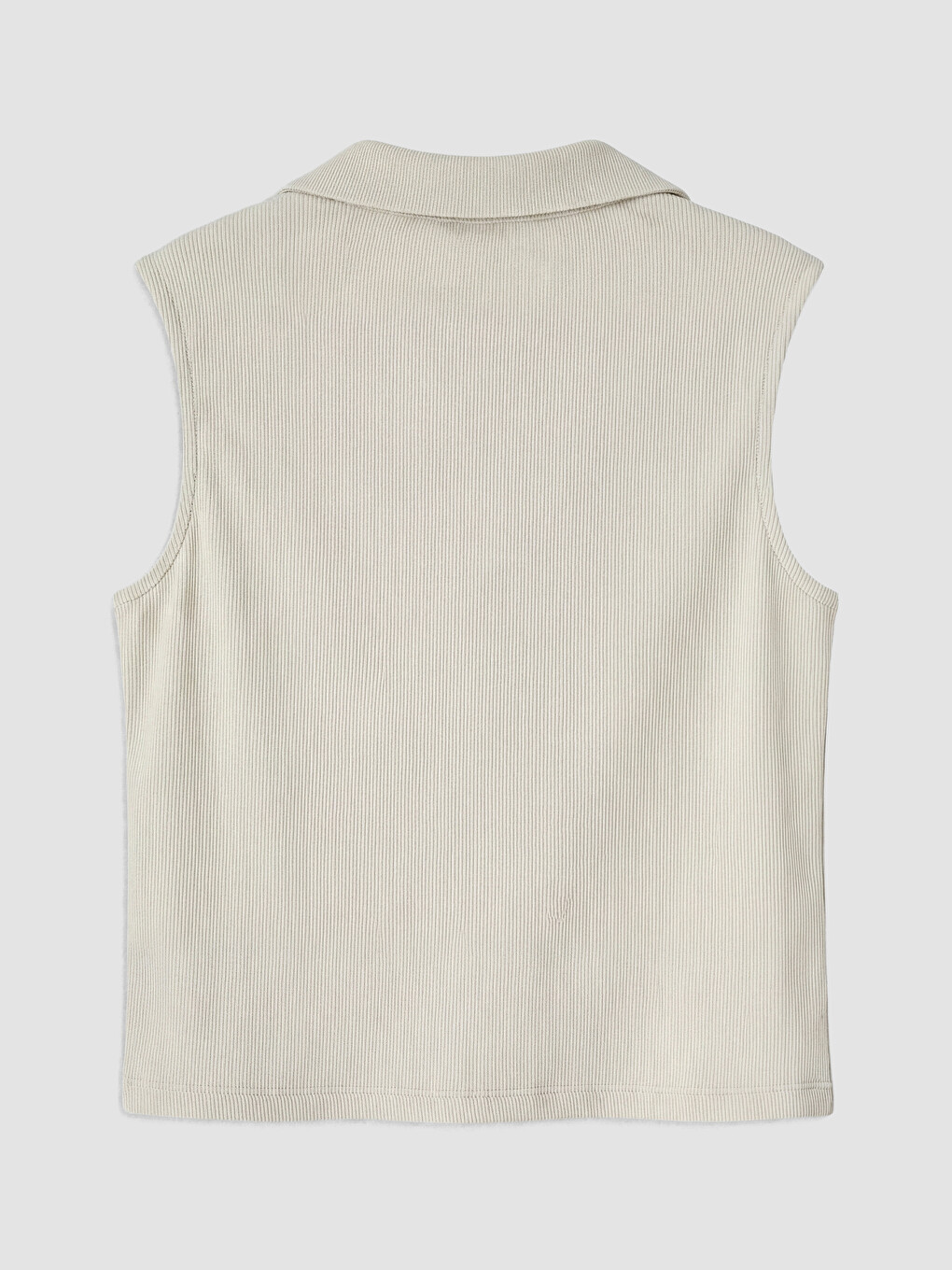 Polo Collar Girls' Tank Top-2