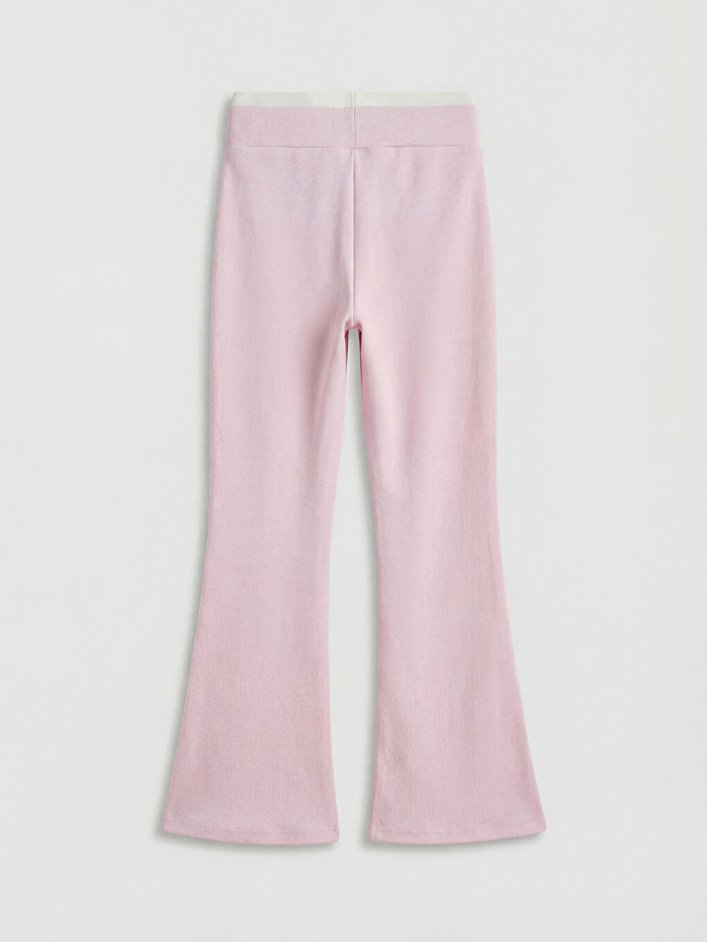 Pembe Kız Çocuk Soft Touch İspanyol Paça Tayt-2