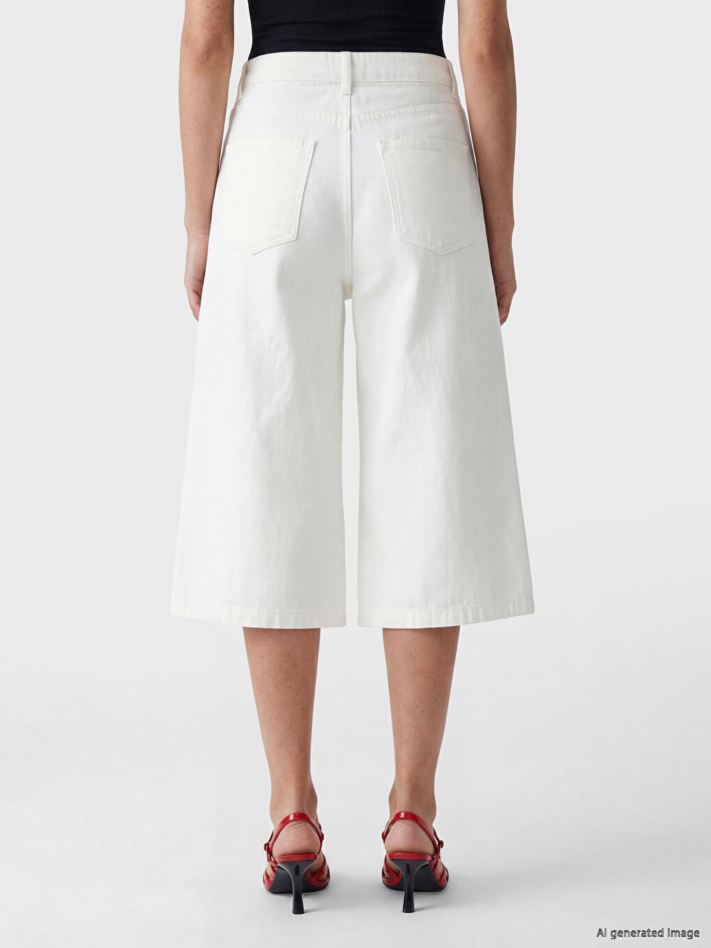 Bermuda Fit Women's Jean Shorts-3