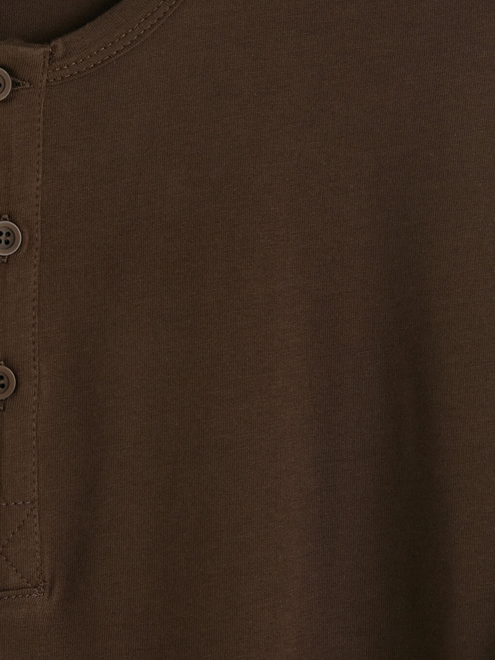 Kahverengi Bisiklet Yaka Erkek Tişört-2