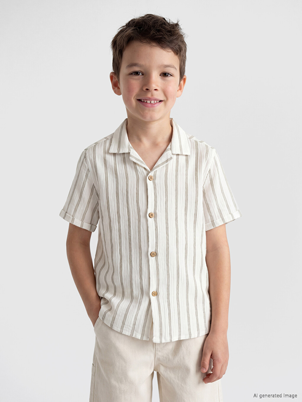 Striped Boys' Shirt