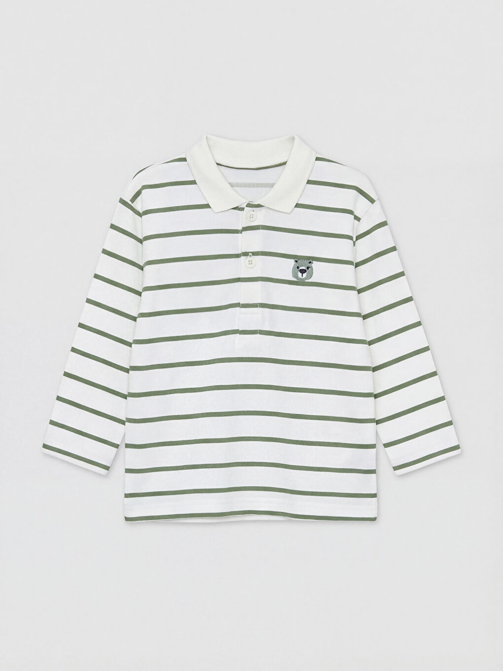 Yeşil Çizgili Erkek Bebek Takım-1