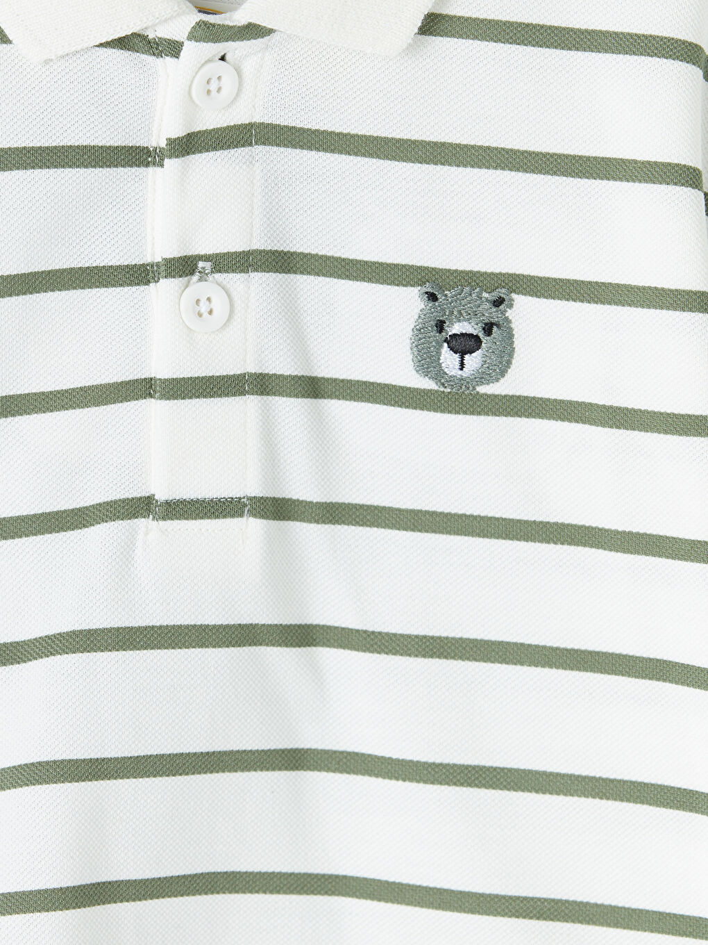 Yeşil Çizgili Erkek Bebek Takım-5