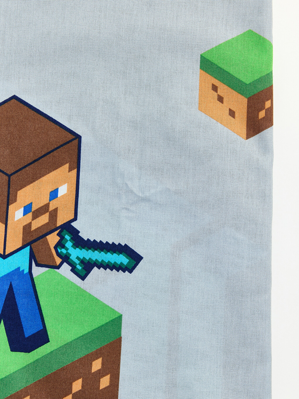 Karışık Minecraft Baskılı Pamuklu Çocuk Nevresim Seti-4