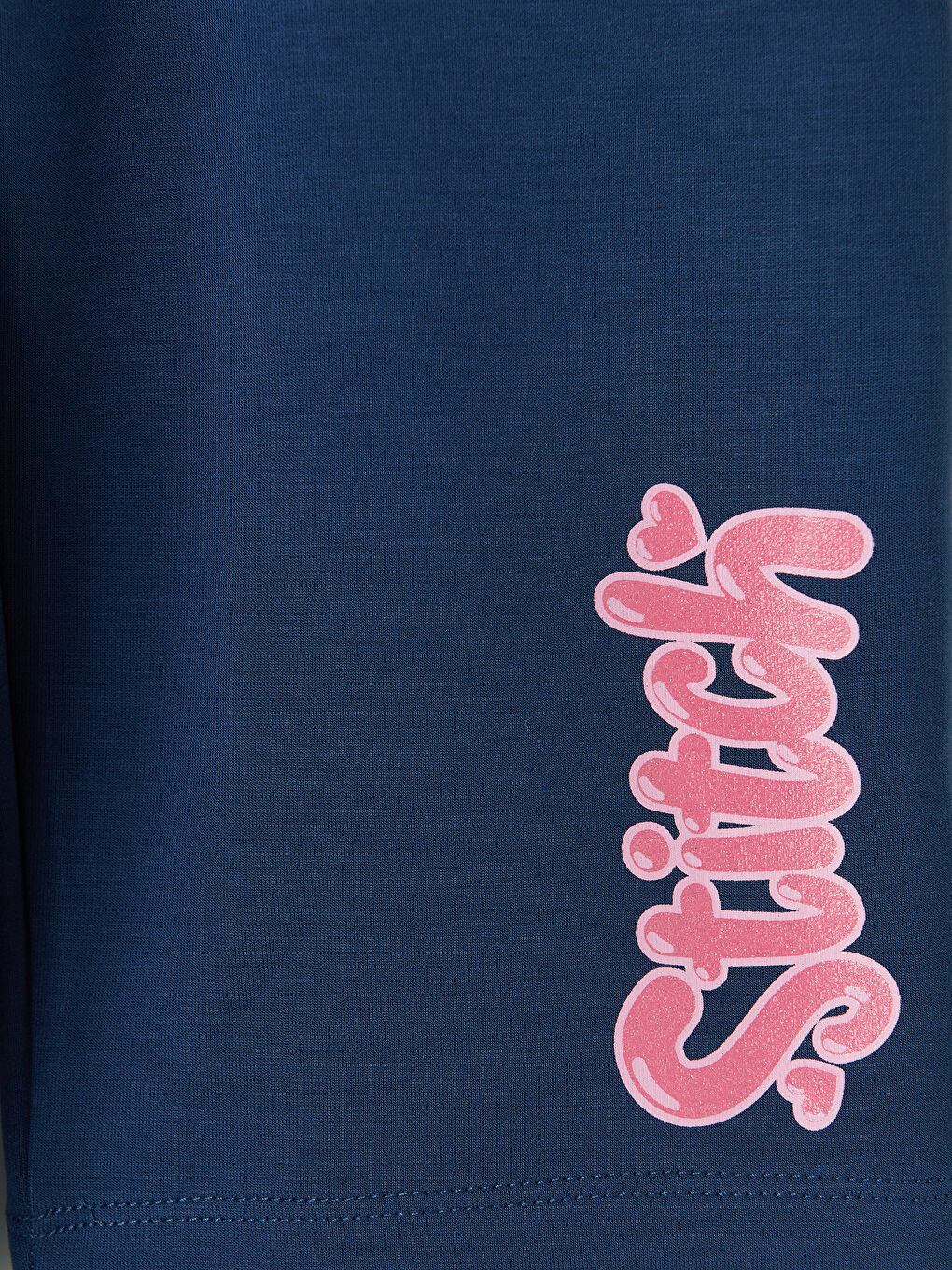 Ekru Lilo & Stitch Baskılı Kız Çocuk Eşofman Takımı-6